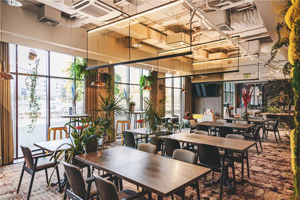 Qubus Hotel Lodz Ресторант снимка